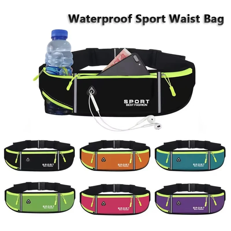 Športový pásový taška Marathon Jogging Bag Men Men Dámske športové vodotesné taška