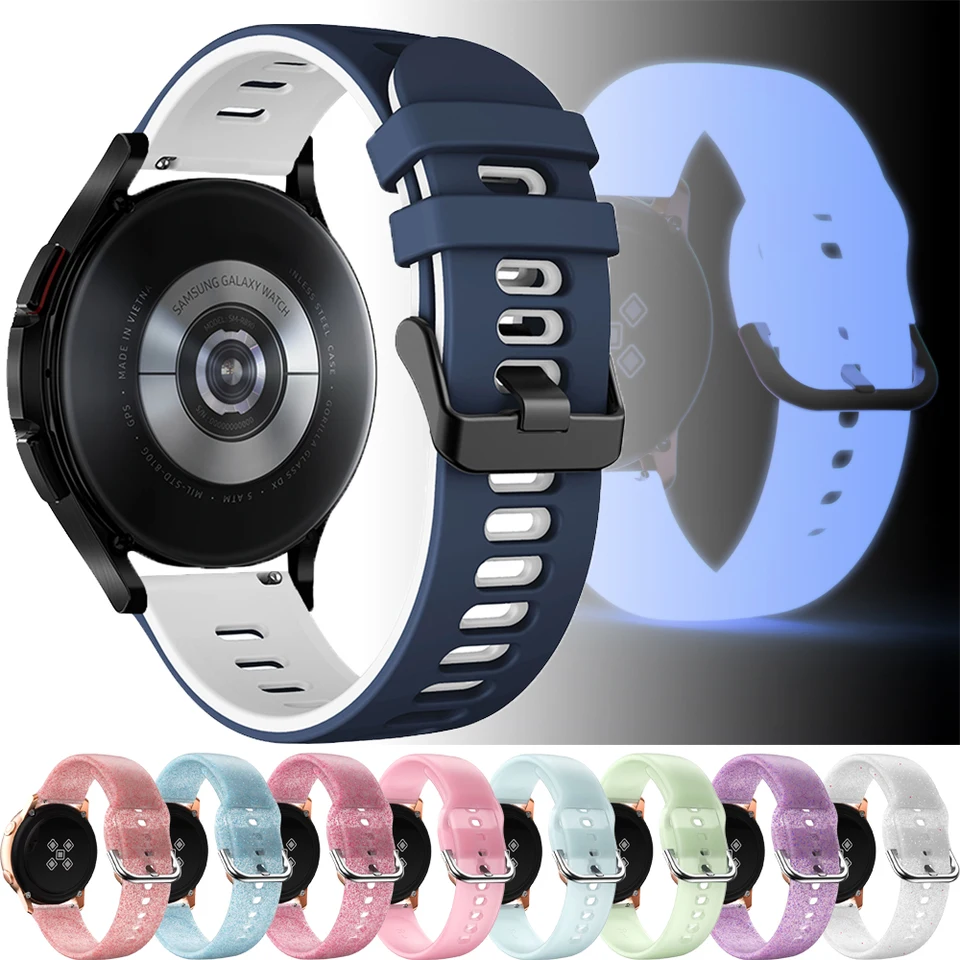 Športový svetelný silikónový remienok pre huami Amazfit GTR 42 mm GTS 4 3 2 MINI 20 mm mužov Ženy náramky rýchle krytie BIP U NEO