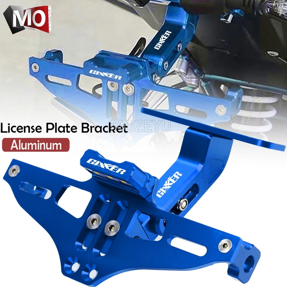 ŠPZ držiak na držiak čísla LED DOPLNOSTI LED DOPLNOSTI SVETOVÉHO DVOJA PRE SUZUKI GIXXER SF250 SF 250 150F 2019-2022 2023 2024