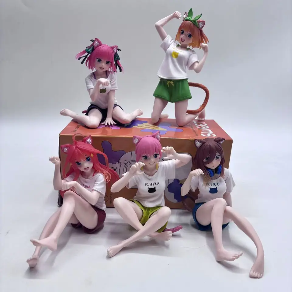 Štachtné dievčatá Quintuplets Nakano Yotsuba Nakano Isuki Action figure figure hračky Doll Hračky 11-15 cm