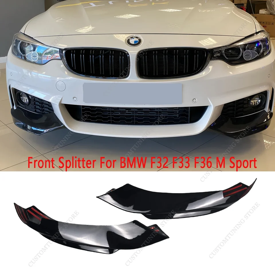Štiepky predného nárazníka MP FogLamp Cover Tink pre BMW F32 F33 F36 420I 430I 430D 440I M Sport 2014-2020 Tuning BodyKits