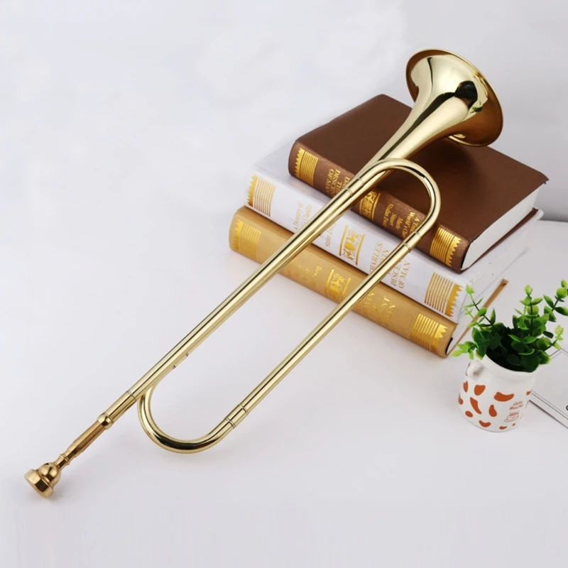 Študenti trúbia ľahké trúbky Bugle Trvalé silné praktické hudobné nástroje pre deti Teenager School Band