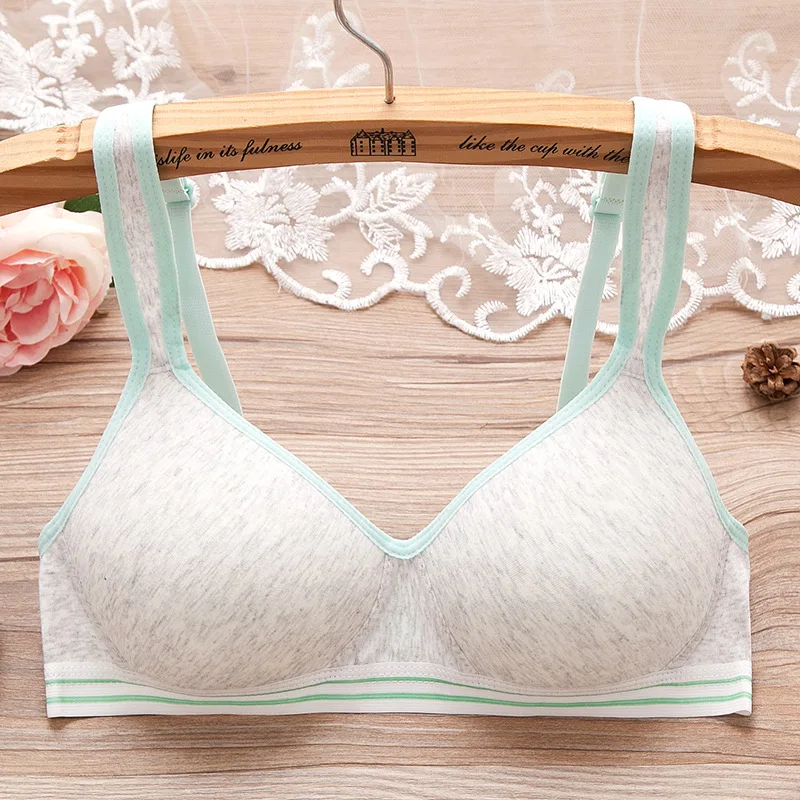 Študentské mladé dievčatá Prvý bezdrôtový tréning podprsenka dospievajúca dievčatko Underwear Teen Detin Deti tenký pohár podprse