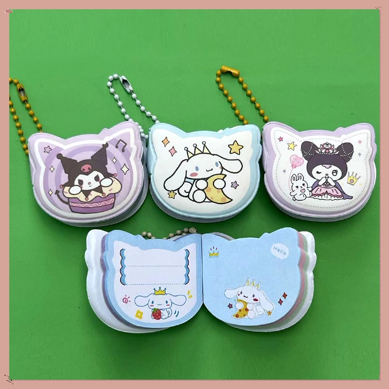 Študentský darček mini zdieľanie knihy New Sanrio Kuromi Pendant Decompression Decompression Note Book Cutoon Conktoon Pocket na prepravu darčekov