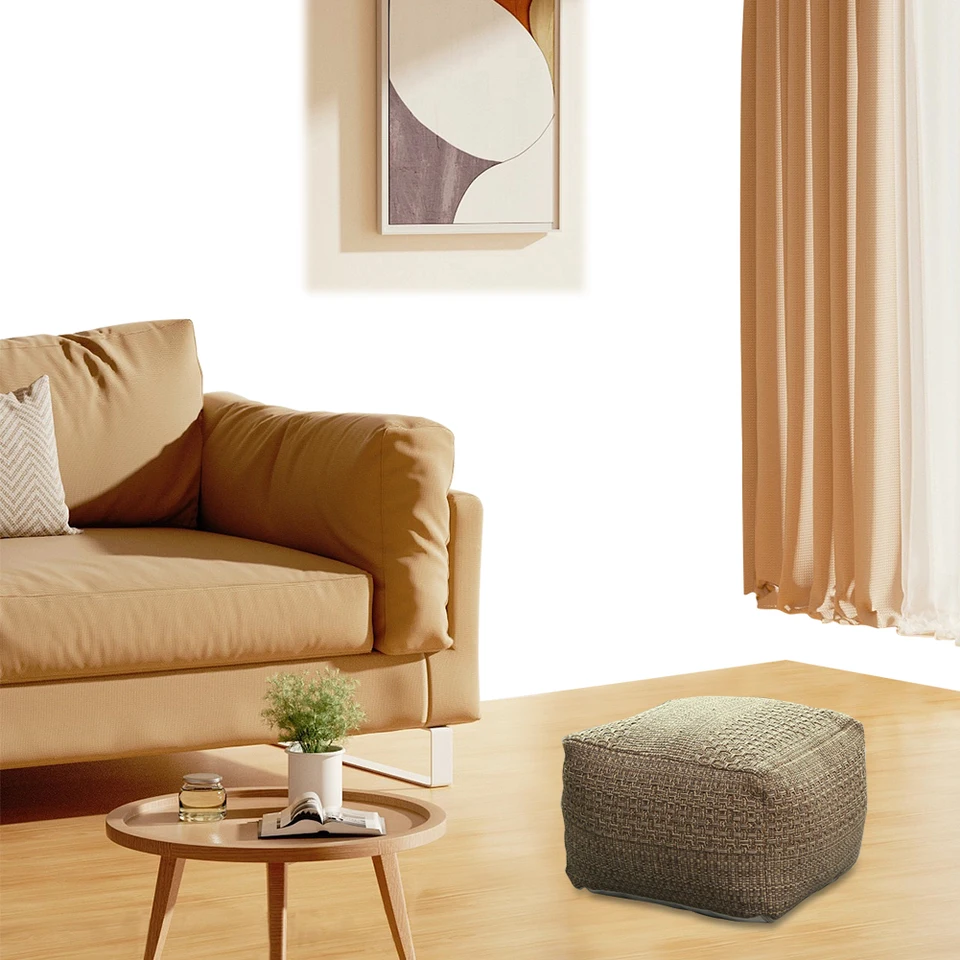 Štvorcová podlaha vankúšiky Nordic Style Tatami Sedadlá vankúša Multifunkčný boho pevný odpočinok pre spálňu obývacej izby