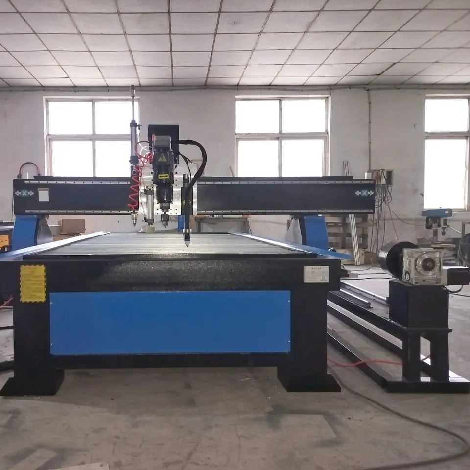 Štvorcová rúrka Oceľová doska CNC CNC Plazma Cutting Stroj CNC plazmová rezačka 1530 1325 380V 220V 100A 200A 300A