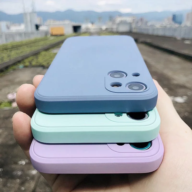 Štvorcový kvapalina Silikónový telefón pre Samsung Galaxy M04 M11 M12 M13 M14 M15 M22 M32 M33 M34 M42 M52 M53 M54 M55 M62 Mäkký kryt