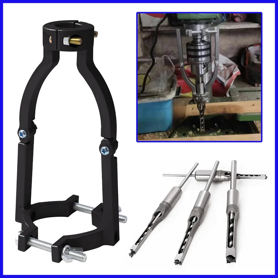 Štvorcový otvor Bit Bit Adapter Nábytok Umiestnenie diery Mortise nenon kĺbový vŕtací vŕtač