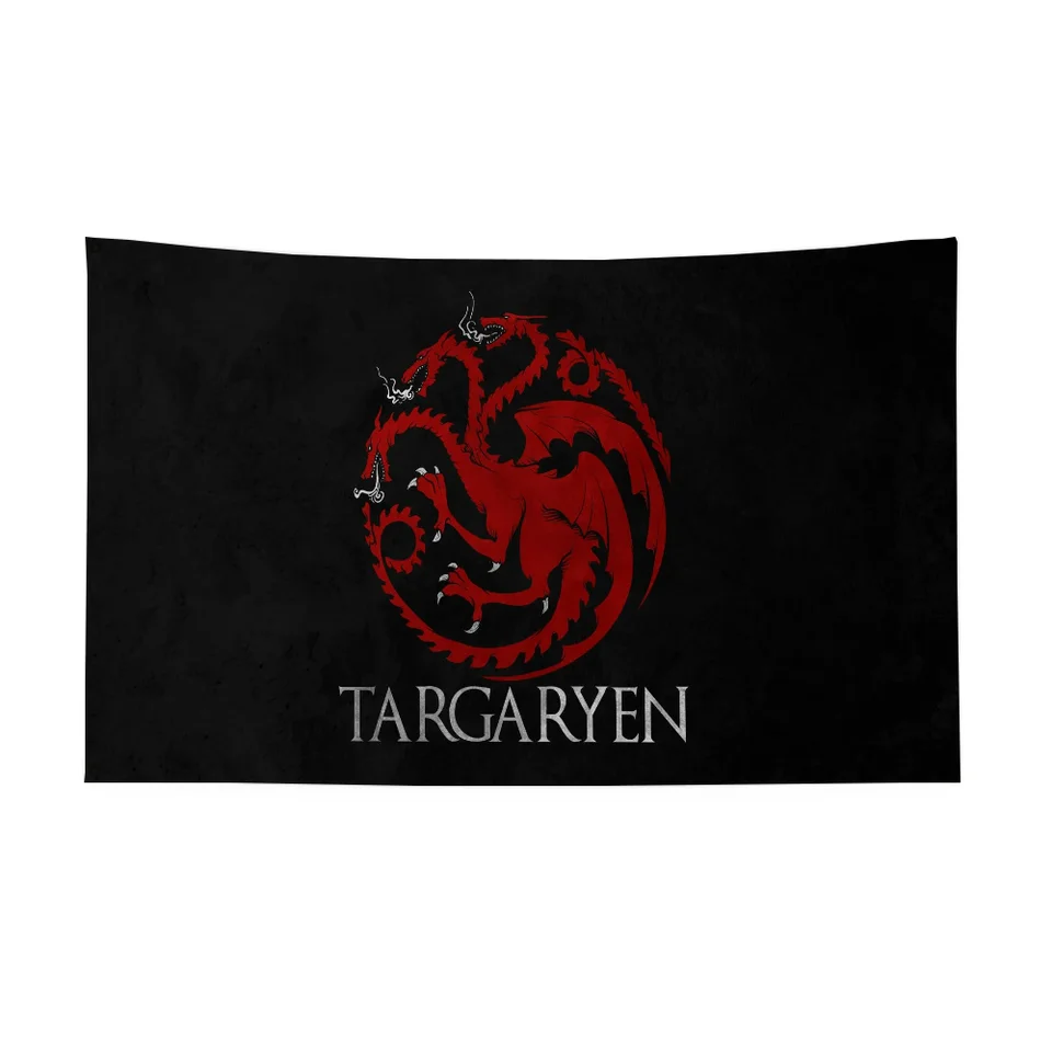 Štyri jamkové vlajky T-Targaryens World Flags and Banners 4. júla dekorácie pre vás domáca dekorácia vlajka LGBT na zavesenie vonkajšej strany