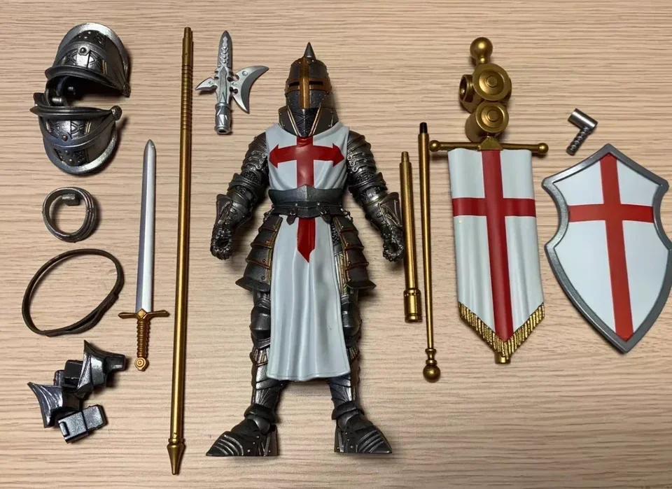Štyri jazdcovské štúdio Mythic Legions 1/12 6inches akčná figúrka All-Stars 2 Templar Knight Anime Model pre darček