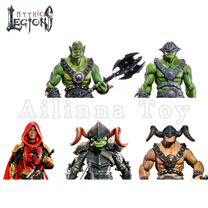 Štyria jazdci Studio Mythic Legions 6-9inches Action Figure Siege v Bjorngar Wave Anime Model Doprava zdarma