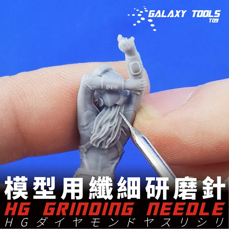 Štíhla brúska detaily s leštiacim perám s malým pieskaním nástroja 0,4 mm pre hobby modelový remeselný náradie
