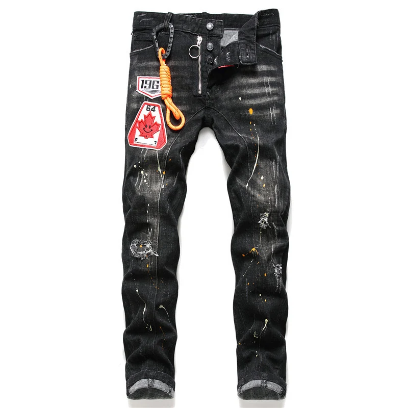 Štýlové ca Maple Leaf Stretch Skinny Dácia