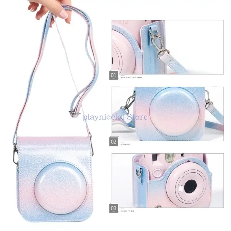 Štýlové rukávy s vreckom na fotoaparát pre instax12camera puzdro odolné voči šokom, ktoré sú vrecká na šok