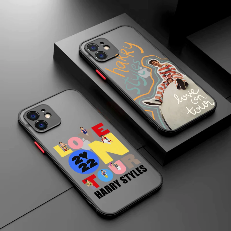 Štýly Láska na Tour Harrys Telefón pre iPhone 15 14 13 12 11 Mini Pro Max x xr xsmax 7 8 plus matný priehľadný zadný kryt