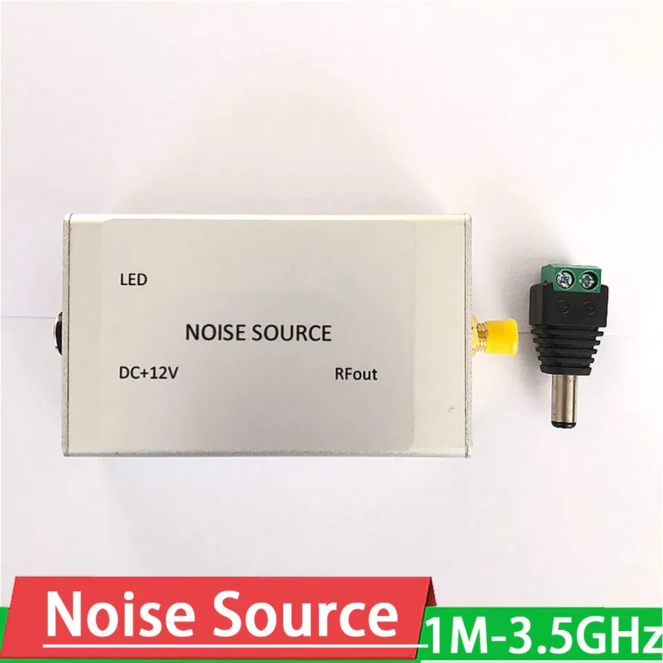 Šumový zdroj 1MHz-3,5 GHz Generátor šumového signálu jednoduché interferencie zdroja sledovania spektra pre rádio Rádiu Bridge Wave Bridge Ham