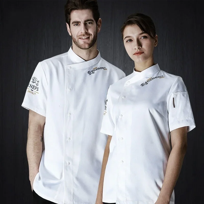 Šéfkuchová reštaurácia Uniforma s dlhým rukávom Cook Jacket Men Dámsky hotel F&B Čašník kuchyňa Commis Baker Wear