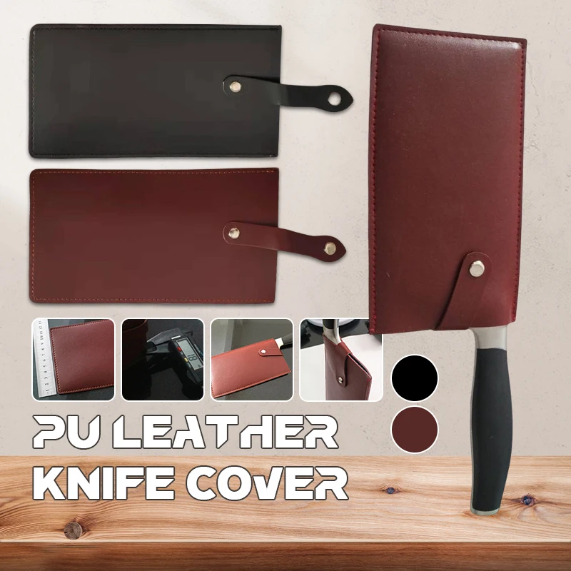 Šéfkuchár Knifves na plášť kožená vrtuľník Chopper Cleaver Butcher Blade strážca puzdro kuchára Knife kožené kryty úložného vrecka
