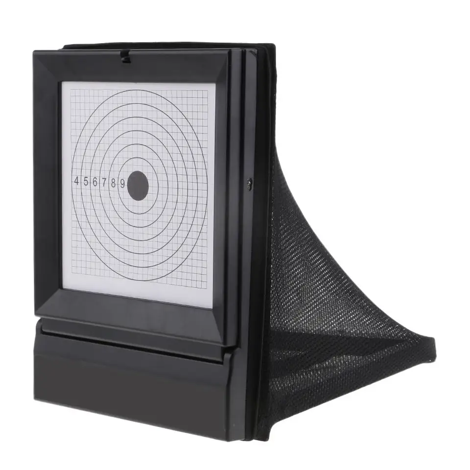 Ťažko kovové cvičenie Shooting Target Self Reseting + 10ks papierové ciele
