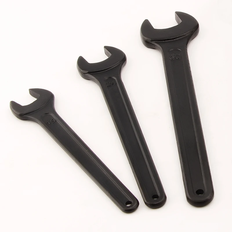 Ťažký jednotný koncový kľúč čierny spanner 14 mm 16 mm 17 mm 18 mm 21 mm 22 mm 24 mm 27 mm 30 mm 32 mm 36 mm 41 mm 46 mm 50 mm