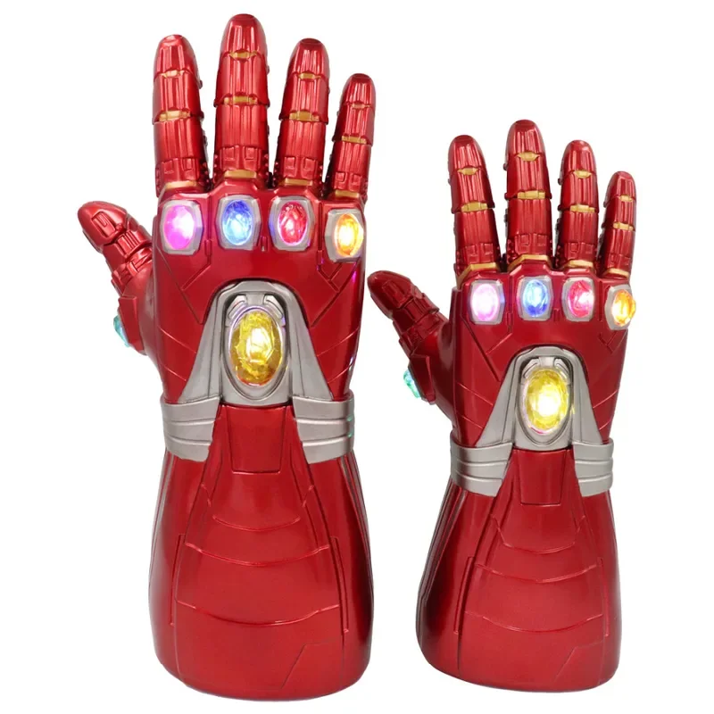 Železné rukavice Thanos Infinity Gauntlet Light Rukalózne Cosplay Led Stone Kameny Dospelé zbrane Karneval Halloween cosplay super hrdina prop