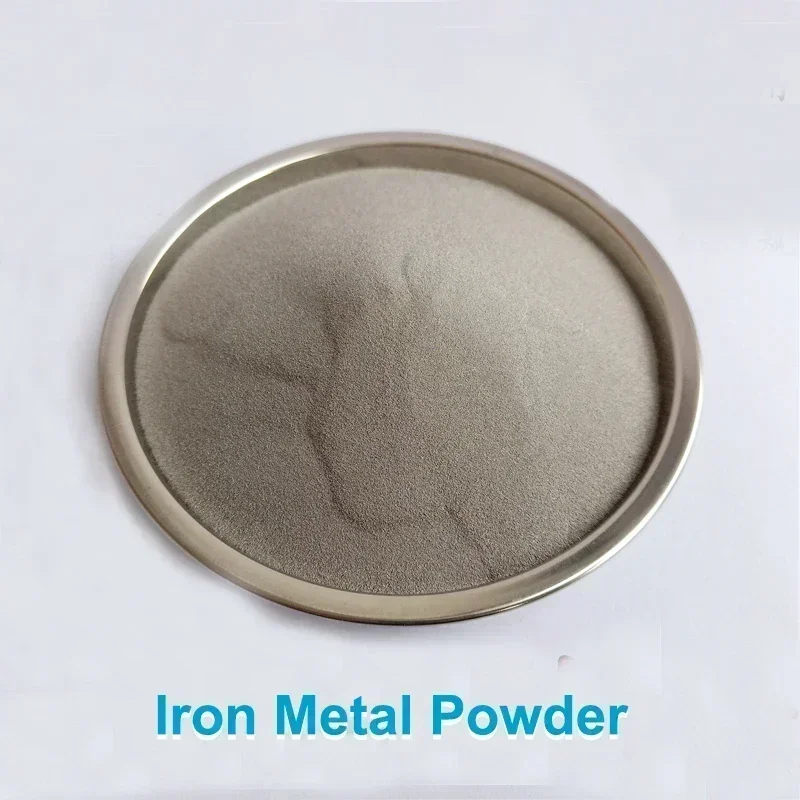 Železný kovový prášok 100g (metalický Fe. Atomizovaný / atomizovaný) ultra jemný 50um