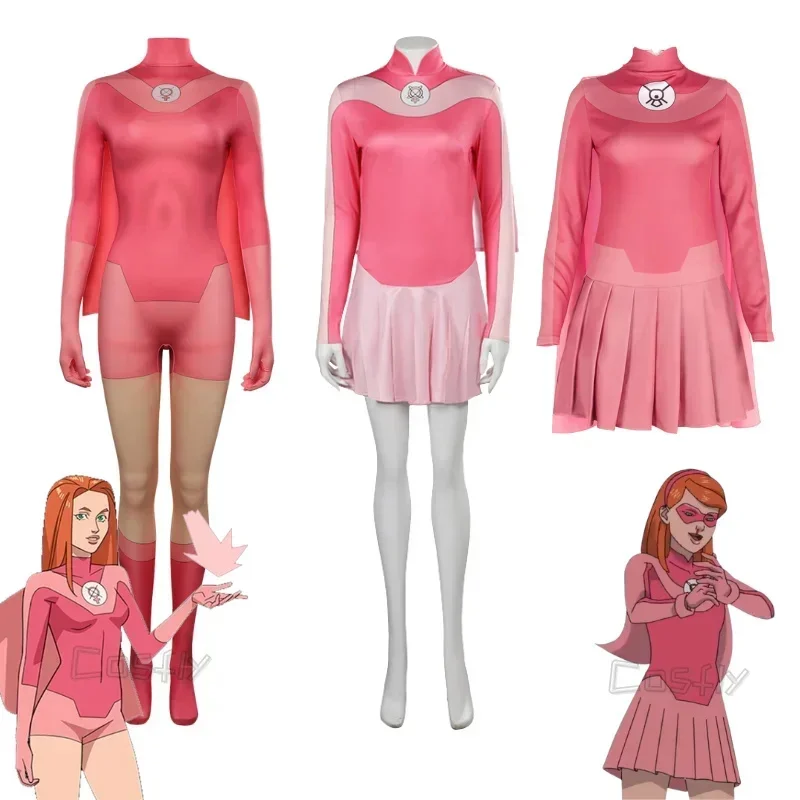 Žena Atom Eve Cosplay kombinézy kostýmy Dievčatá Dievčatá Fantasia rola hrať oblečenie halloween karnevalová párty maskovacia oblek