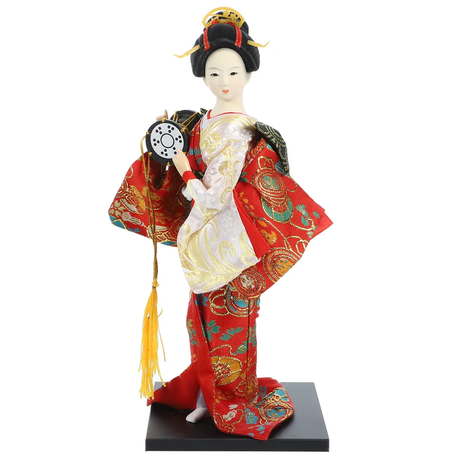 Žena kimono hodvábna dekorácia