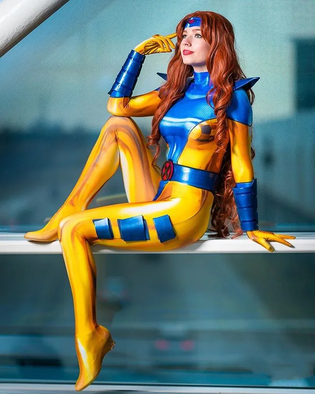 Žena X-Men superhrdina Cosplay kostým Halloween Suit Zentai Bodysuit Party