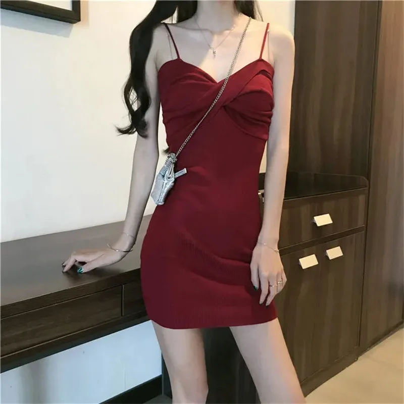 Žena Xia Slim Fit Hip Guging Krátke sukne s šatami podväzkov