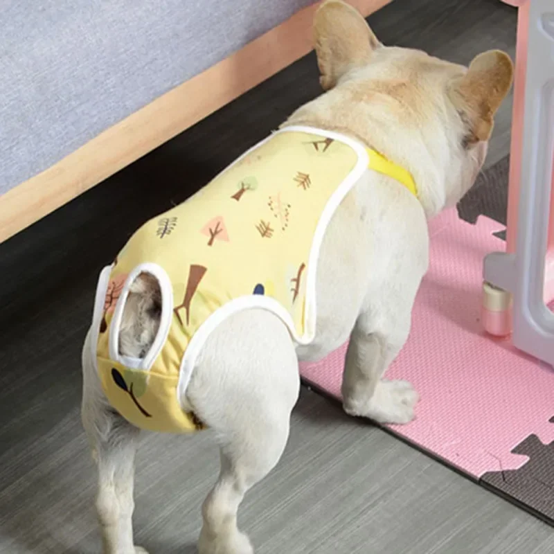 Ženské psie kraťasy Plienky Sustence Fyziologické nohavice umývateľné spodné prádlo Plienky sanitárne nohavičky francúzske buldog malé psy