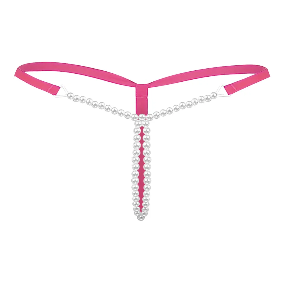 Ženské sexy erotické tangá tenké priedušné G-string s nízkym pásom Pearl Micro String Ropa Interiér femenina erotické spodné prádlo Cueca