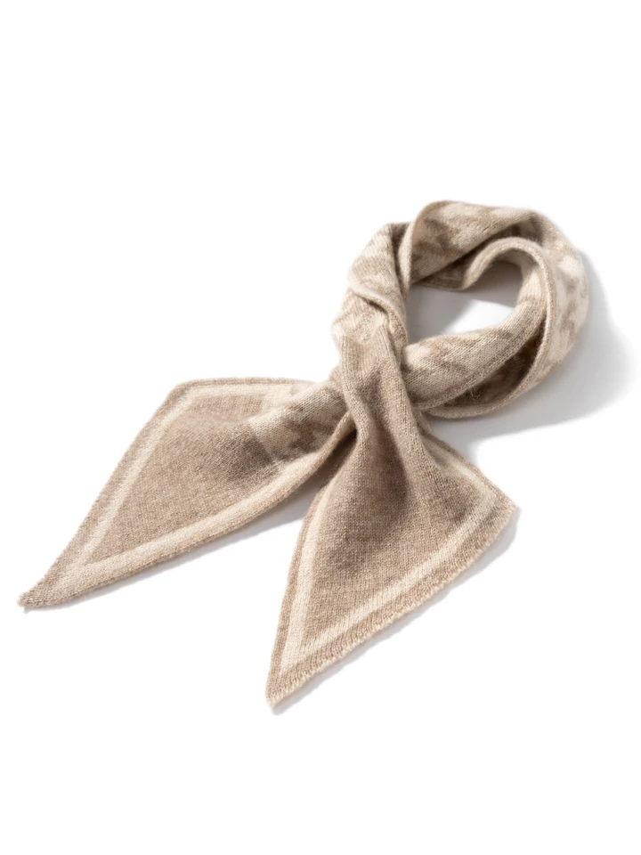 Ženy 35% Cashmere Houndstooth pletené malé šatky Farba Zodpovedajúci krk teplejší prsteňový golier vlna žena 2022 Príslušenstvo