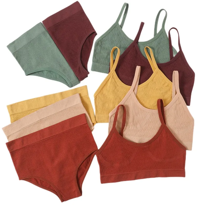 Ženy bezšvový bras nohavičky Sada športových plodín najvyšší pás s vysokým pásom Sexy spodná bielizeň sada Lower Balette Fitness Underwear Set