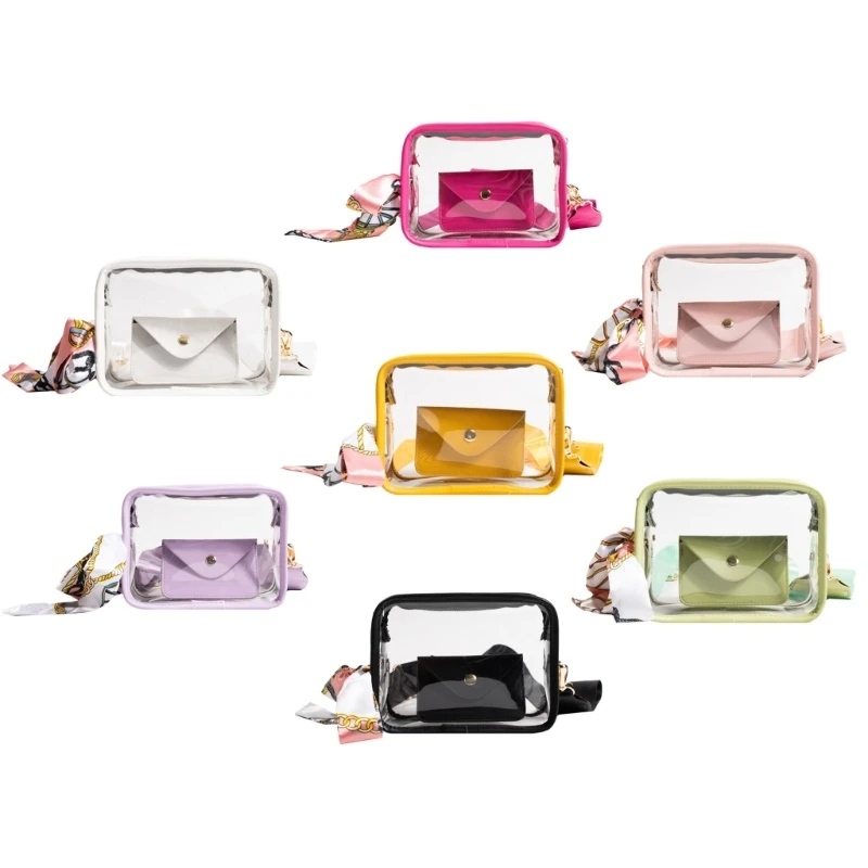 Ženy Clear Bag Summer Jelly Ramer Bag módne tašky kabelky