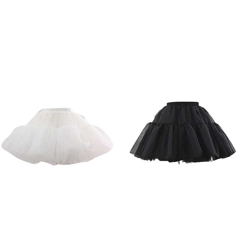 Ženy Crinoline Petticoat Sukňa Organza Half Slip Underskirt for Cosplay