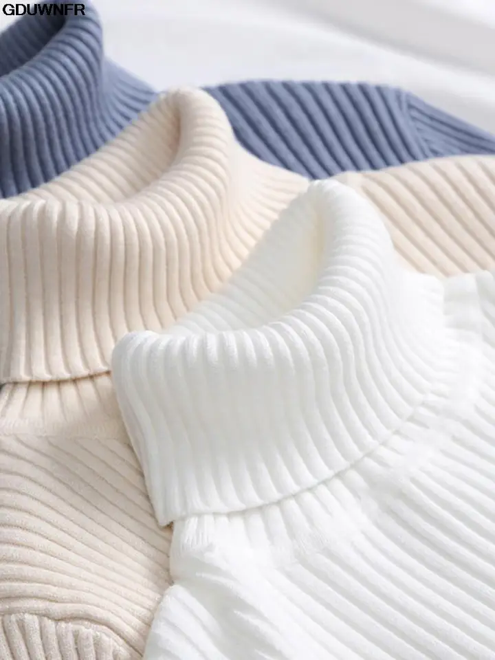 Ženy Fall TurtleNeck Sweater pletené mäkké pullové kašmírové skoky Základné svetre pre ženy 2023 Jesenný zimný sveter
