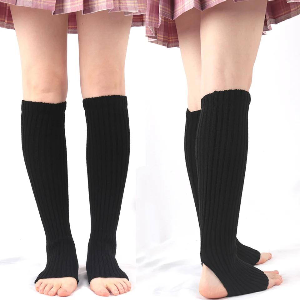 Ženy jogy ponožky dievčatká Ženské pletené ohrievače nohy Boot topánky Body Cover Fitness Fitness Dance Balet Cvičenie hadica hadica waswarmer