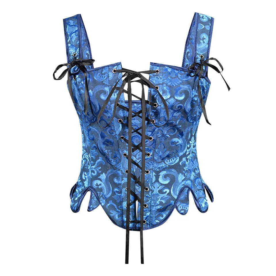 Ženy korzet bustier retro tops obväz.