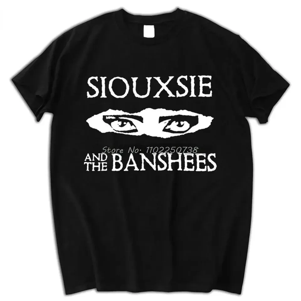 Ženy Muži tričko Harajuku Siouxsie a Banshees Men tričko Cool goth punk oči grafické tričká The Cure Ropa Hombre