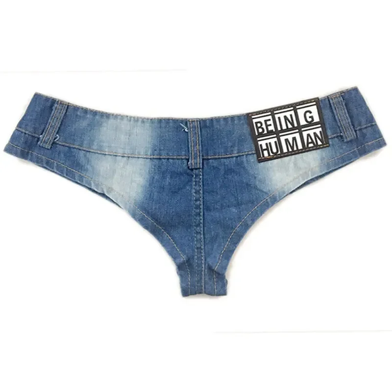 Ženy pláž denim tangé šortky mladé dievčatá Sexy nočné klub Mini krátke džínsy Dámy Disco Dance Dance Hotpants Micro Mini Shorts