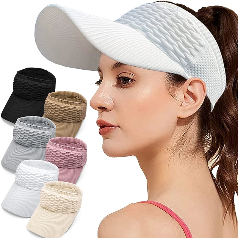 Ženy Ponytail Baseball Cap Outdoor Sports Cycling Anti-UV Sun Klobú