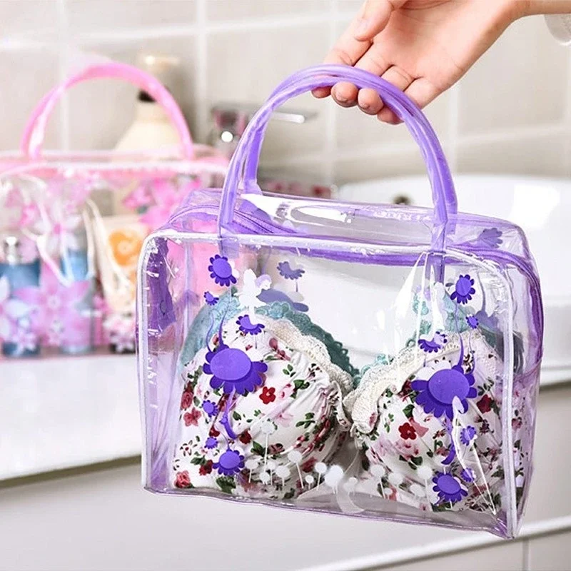 Ženy prenosné priehľadné kozmetické taška na zips make -up kabelky toaletné potreby Kozmetika organizátor krásy make -up puzdrá skladovanie Tote