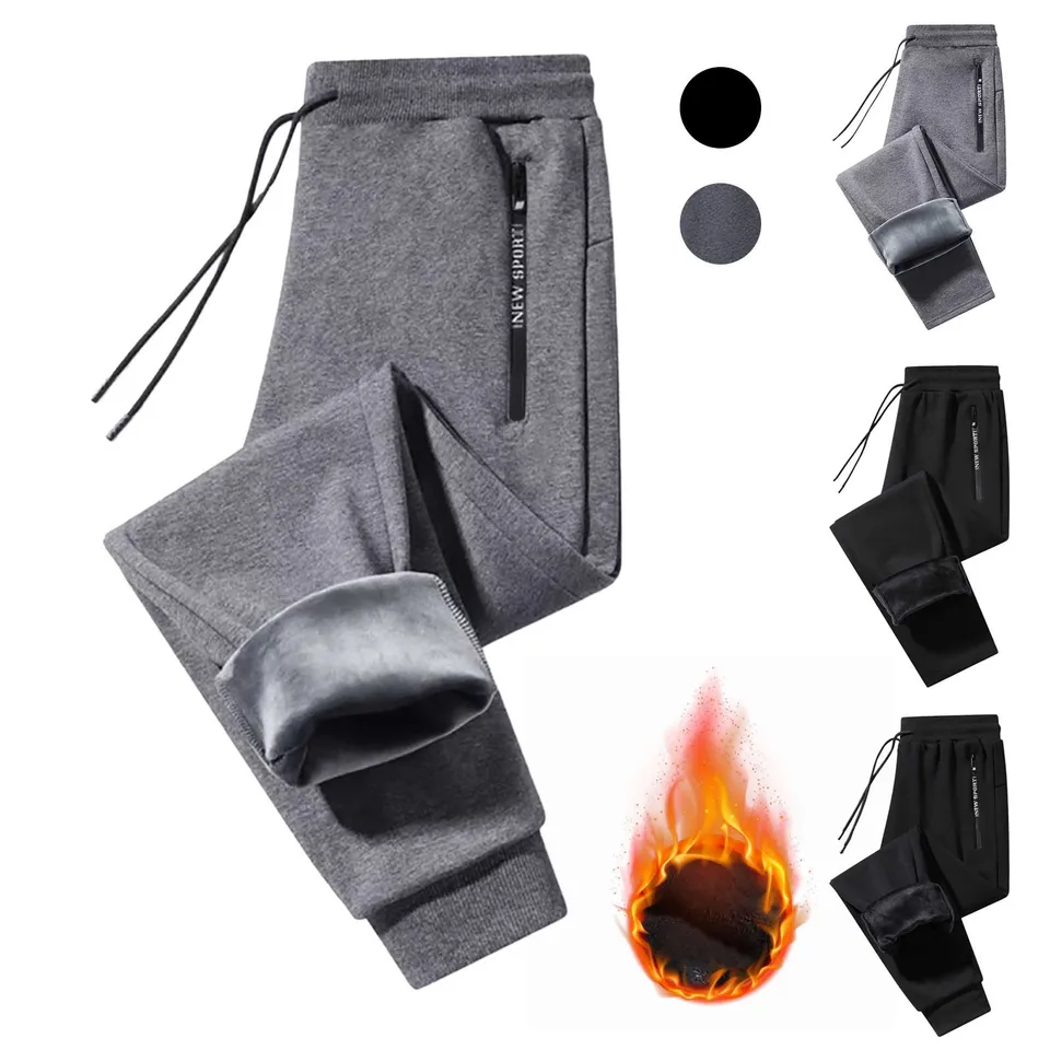 Ženy Príležitostné šaty nohavice na prácu dámske plus plus fleece lemované tepláky široké nohavice na nohaviciach s vysokým pásom Jean žien