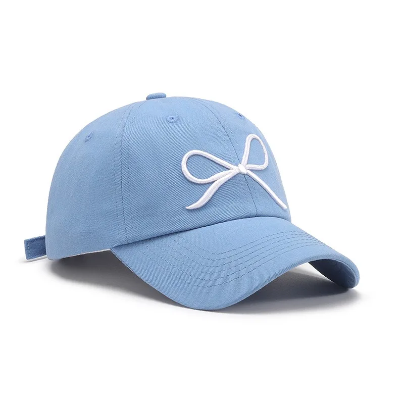 Ženy roztomilé baseballové čiapky Lady Bowknot Žena pešia čiapka klobúk pre ženy