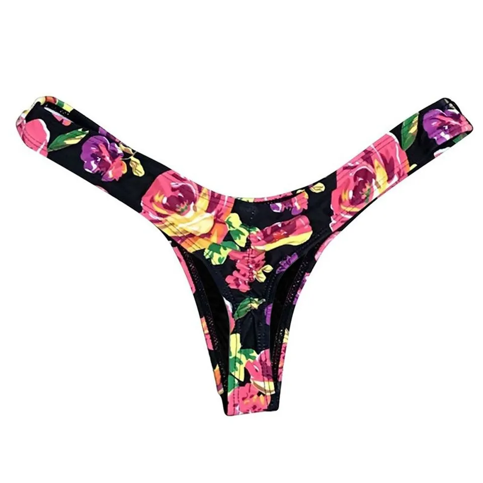 Ženy Sexy brazílske tlačové bikiny spodná režisérka samostatná kúpajúca sa pláž plavky Skinny plavky spodky pre ženy nohavičky