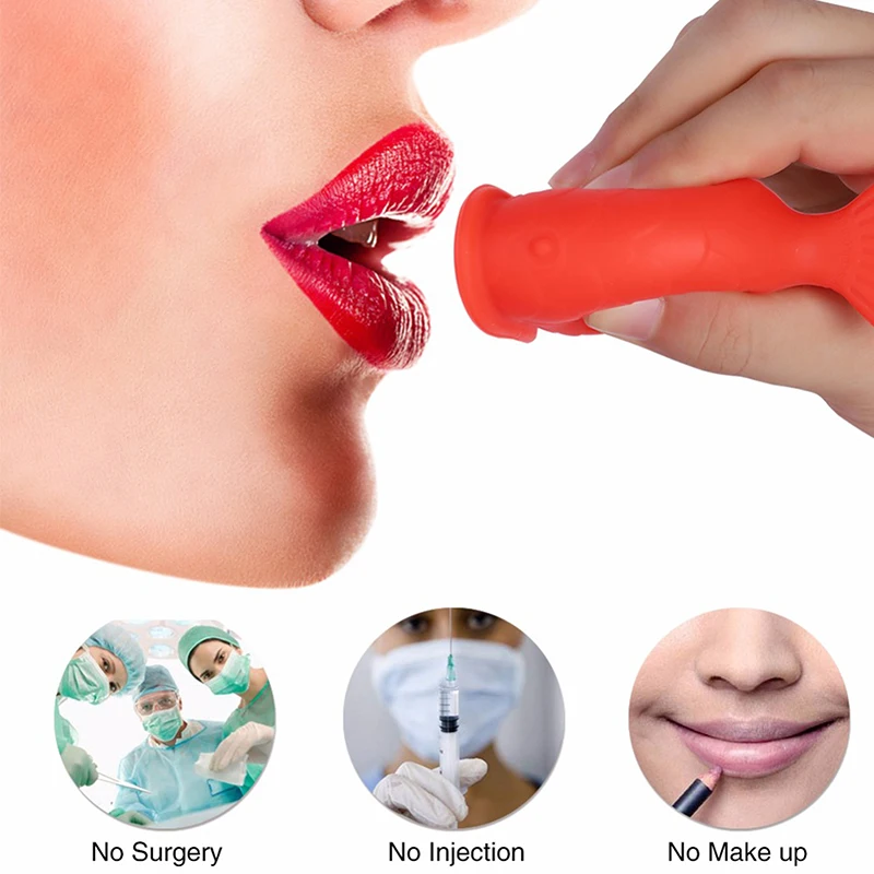 Ženy Sexy plné pery na pery zosilňovač pery silikónové náradie Nástroje prírodné ryby Plump labia na ústa