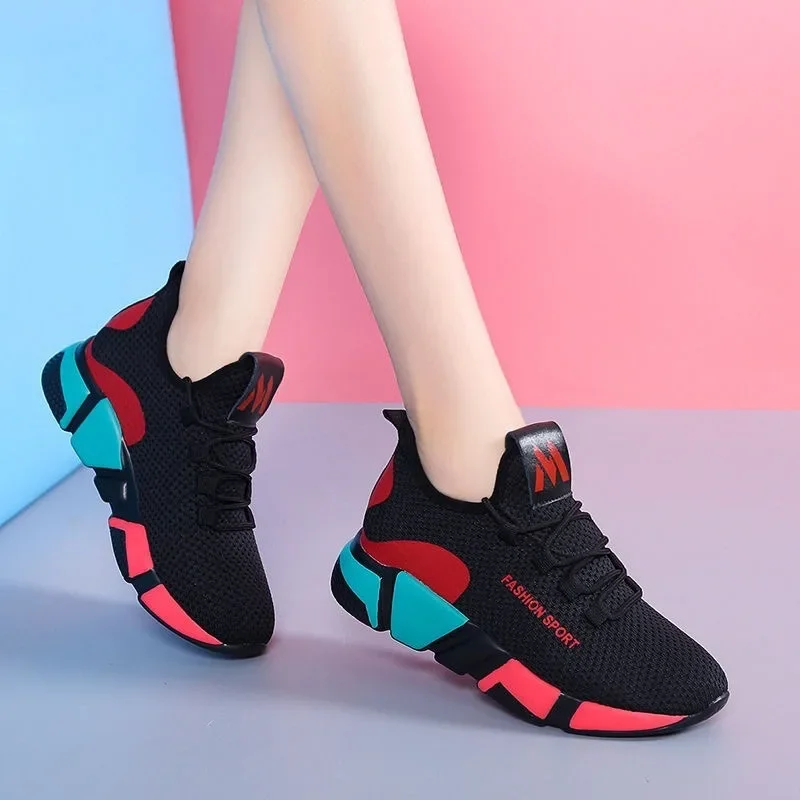 Ženy tenisky módne príležitostné topánky pre ženy priedušné sieťoviny prechádzajúce topánky Spring letné ženy tenis ženské ženské topánky