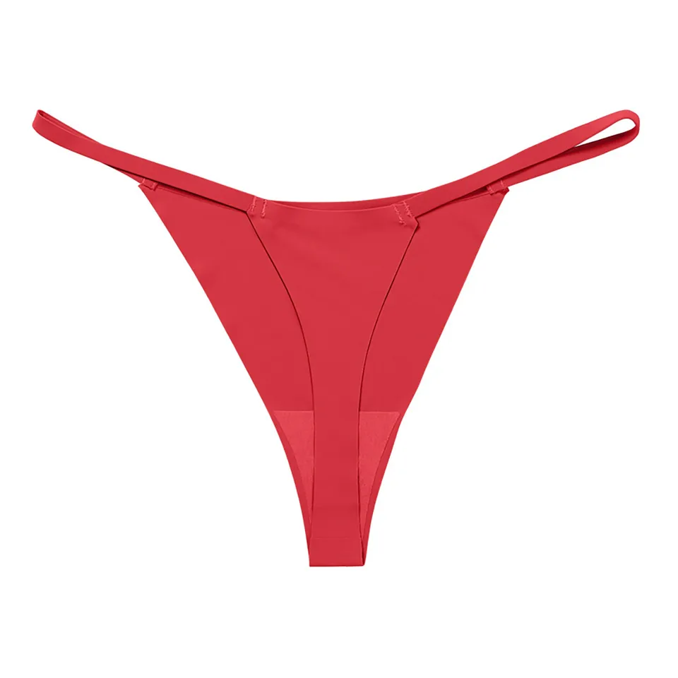 Ženy tenké opasky ľadové hodvábne nohavičky Sexy Solid Solid Regest Sports Fitnes s nízkym pásom Priedušné sexy spodné prádlo pre ženy Ženské spodné prádlo