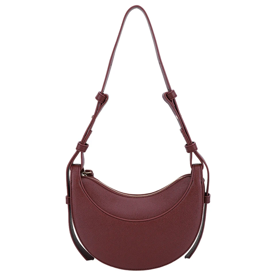 Ženy tote tašky Príležitostné hobo taška luxusná značka kabelka veľká kapacita Pu Half Moon Crescent Bag Saddle taška na ramená doštičiek